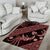 Indonesia Batik Pattern Area Rug Red Version - Wonder Print Shop