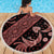 Indonesia Batik Pattern Beach Blanket Red Version - Wonder Print Shop