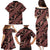 Indonesia Batik Pattern Family Matching Puletasi and Hawaiian Shirt Red Version - Wonder Print Shop