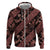 Indonesia Batik Pattern Hoodie Red Version - Wonder Print Shop