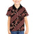 Indonesia Batik Pattern Kid Hawaiian Shirt Red Version - Wonder Print Shop