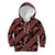 Indonesia Batik Pattern Kid Hoodie Red Version - Wonder Print Shop