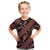 Indonesia Batik Pattern Kid T Shirt Red Version - Wonder Print Shop