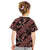 Indonesia Batik Pattern Kid T Shirt Red Version - Wonder Print Shop