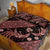 Indonesia Batik Pattern Quilt Bed Set Red Version - Wonder Print Shop