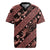 Indonesia Batik Pattern Rugby Jersey Red Version - Wonder Print Shop