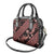 Indonesia Batik Pattern Shoulder Handbag Red Version