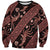 Indonesia Batik Pattern Sweatshirt Red Version - Wonder Print Shop