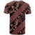 Indonesia Batik Pattern T Shirt Red Version - Wonder Print Shop