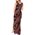 Indonesia Batik Pattern Tank Maxi Dress Red Version - Wonder Print Shop