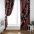 Indonesia Batik Pattern Window Curtain Red Version - Wonder Print Shop