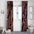 Indonesia Batik Pattern Window Curtain Red Version - Wonder Print Shop