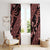 Indonesia Batik Pattern Window Curtain Red Version - Wonder Print Shop