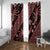 Indonesia Batik Pattern Window Curtain Red Version - Wonder Print Shop