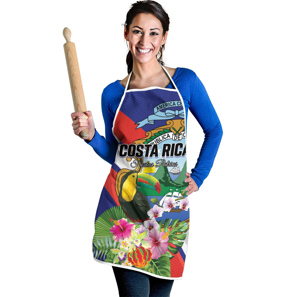 Costa Rica Rainbow Toucan Apron Happy Independence Day