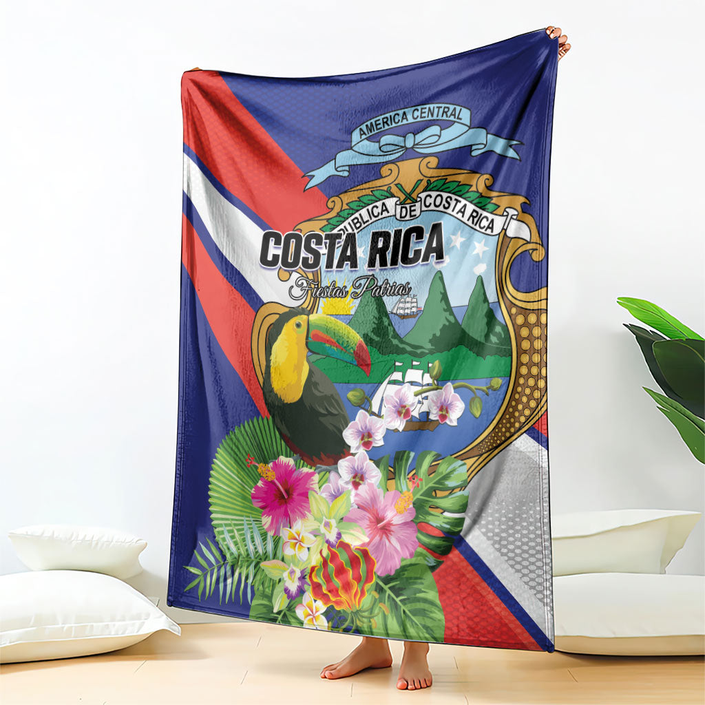 Costa Rica Rainbow Toucan Blanket Happy Independence Day
