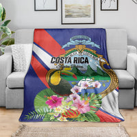 Costa Rica Rainbow Toucan Blanket Happy Independence Day