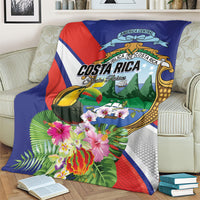Costa Rica Rainbow Toucan Blanket Happy Independence Day