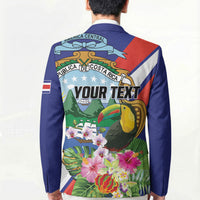 Personalized Costa Rica Rainbow Toucan Blazer Happy Independence Day