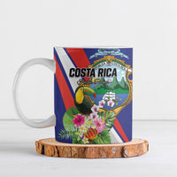 Personalized Costa Rica Rainbow Toucan Ceramic Mug Happy Independence Day