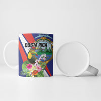 Personalized Costa Rica Rainbow Toucan Ceramic Mug Happy Independence Day