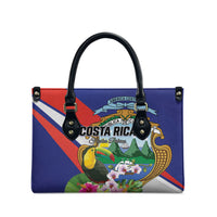 Costa Rica Rainbow Toucan Leather Bag Happy Independence Day