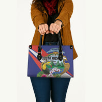 Costa Rica Rainbow Toucan Leather Bag Happy Independence Day