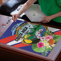 Costa Rica Rainbow Toucan Puzzle Happy Independence Day