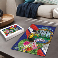 Costa Rica Rainbow Toucan Puzzle Happy Independence Day
