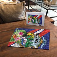 Costa Rica Rainbow Toucan Puzzle Happy Independence Day