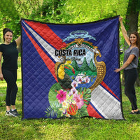 Costa Rica Rainbow Toucan Quilt Happy Independence Day
