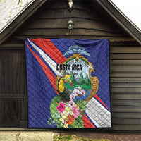 Costa Rica Rainbow Toucan Quilt Happy Independence Day