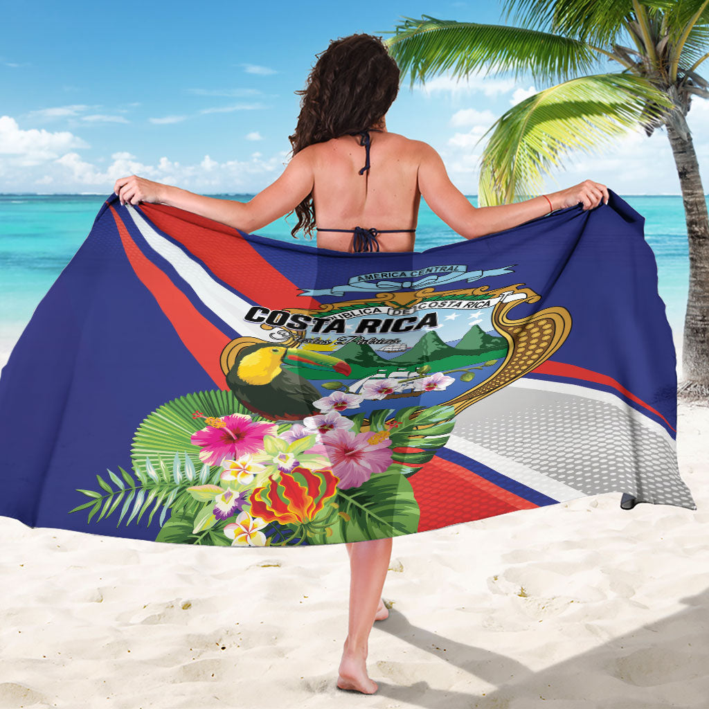 Costa Rica Rainbow Toucan Sarong Happy Independence Day