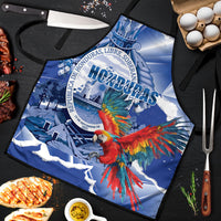 Honduras Scarlet Macaw Apron Happy Independence Day