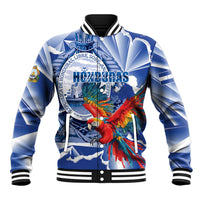 Personalized Honduras Scarlet Macaw Baseball Jacket Happy Independence Day