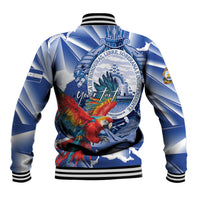 Personalized Honduras Scarlet Macaw Baseball Jacket Happy Independence Day