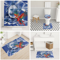 Honduras Scarlet Macaw Bathroom Set Happy Independence Day