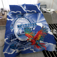 Honduras Scarlet Macaw Bedding Set Happy Independence Day