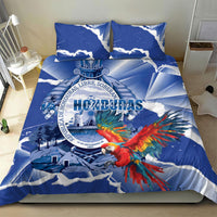 Honduras Scarlet Macaw Bedding Set Happy Independence Day