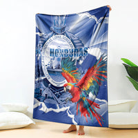 Honduras Scarlet Macaw Blanket Happy Independence Day