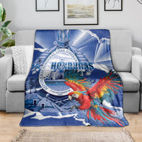 Honduras Scarlet Macaw Blanket Happy Independence Day