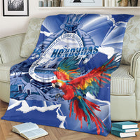 Honduras Scarlet Macaw Blanket Happy Independence Day