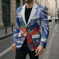Personalized Honduras Scarlet Macaw Blazer Happy Independence Day