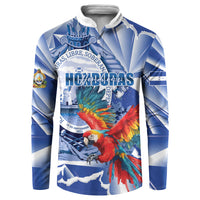 Personalized Honduras Scarlet Macaw Button Sweatshirt Happy Independence Day