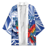Personalized Honduras Scarlet Macaw Kimono Happy Independence Day