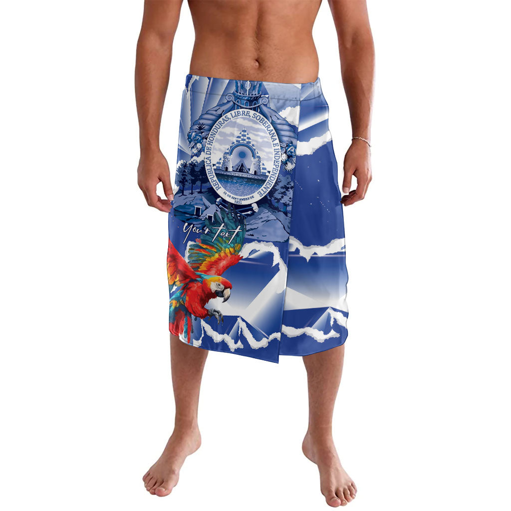 Personalized Honduras Scarlet Macaw Lavalava Happy Independence Day
