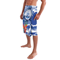 Personalized Honduras Scarlet Macaw Lavalava Happy Independence Day