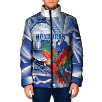 Personalized Honduras Scarlet Macaw Padded Jacket Happy Independence Day