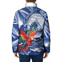 Personalized Honduras Scarlet Macaw Padded Jacket Happy Independence Day