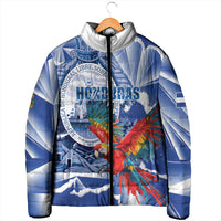 Personalized Honduras Scarlet Macaw Padded Jacket Happy Independence Day